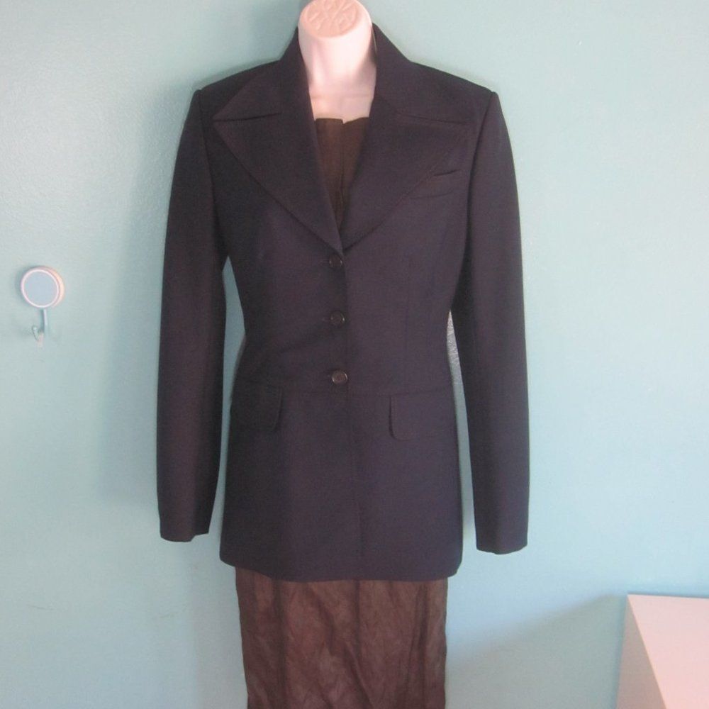 Vintage Richard Tyler Mainline Couture Tailored Hourglass Blazer Jacket - Size 6